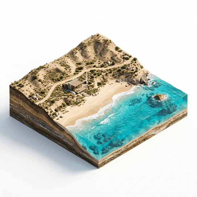 3D render of التجزئات الكبرى